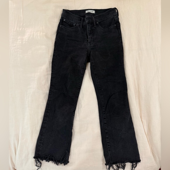 Madewell Women’s Petite Cali Demi-Boot Black Jeans | Petite 27 - Picture 1 of 6